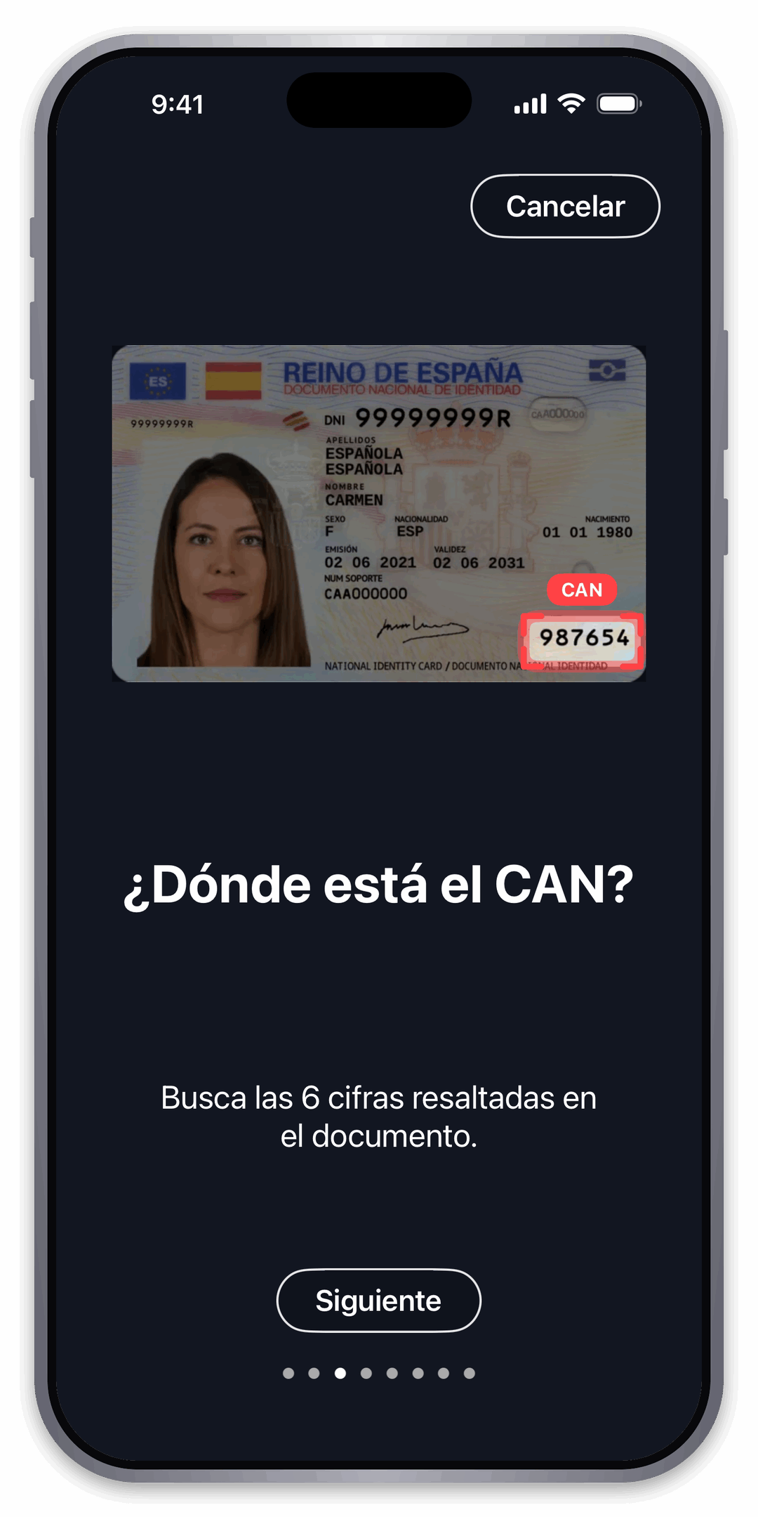 Encuentra el CAN en tu DNI