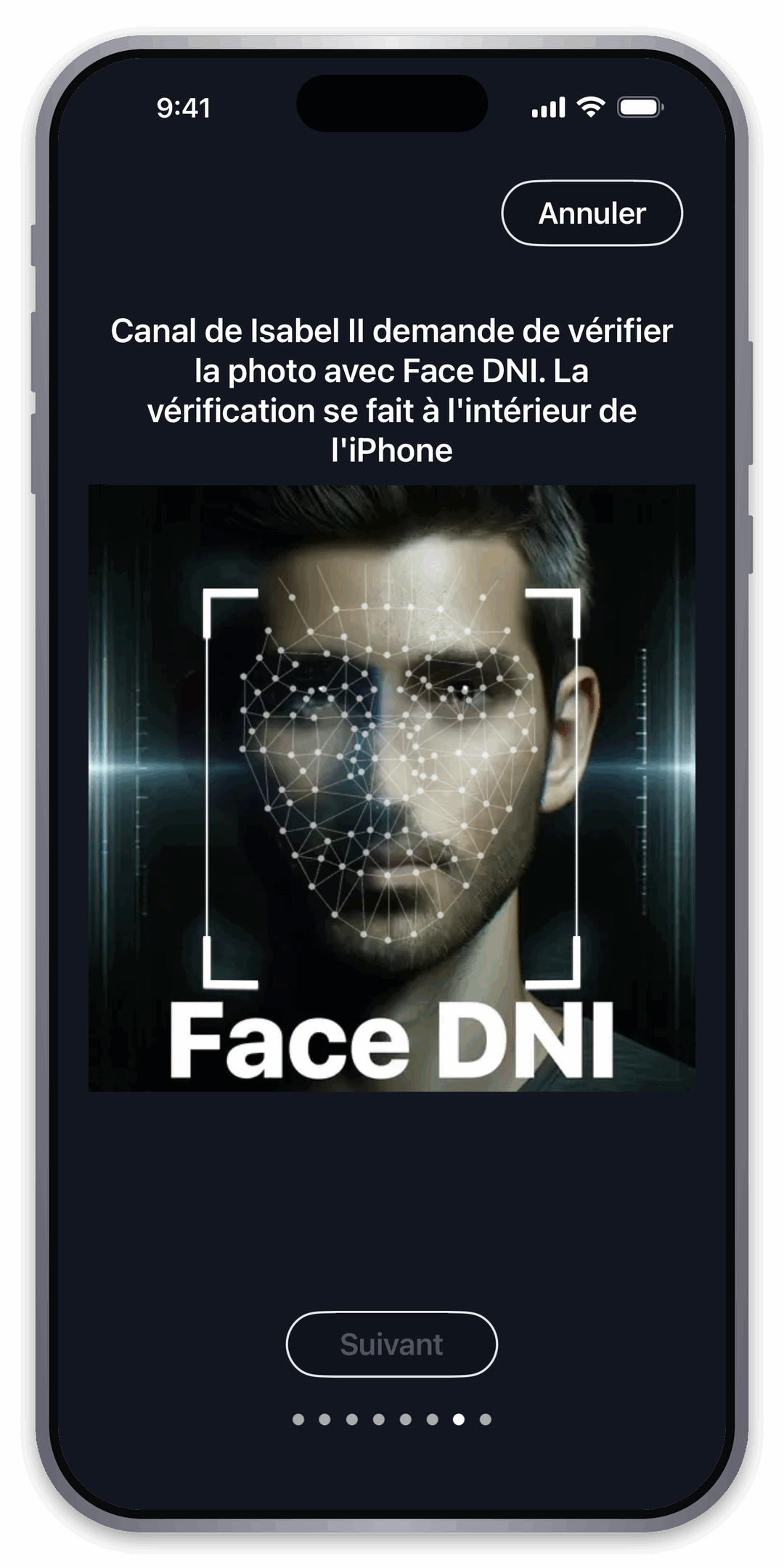 Terminez Face DNI