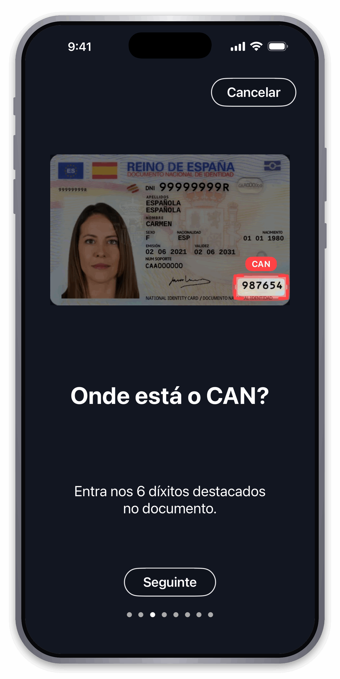 Atopa o CAN no DNI